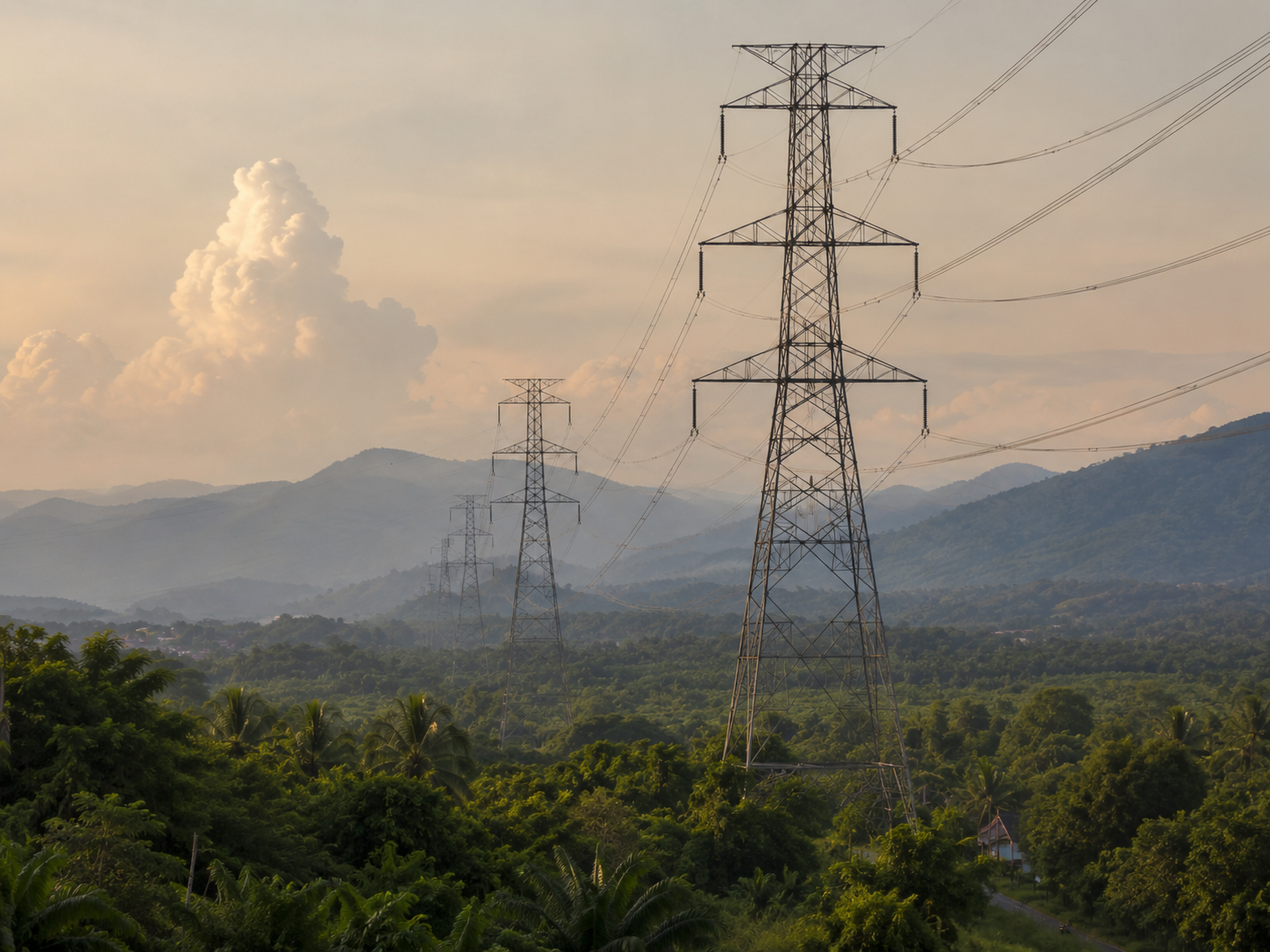 Power transmission infrastructure in Malaysia